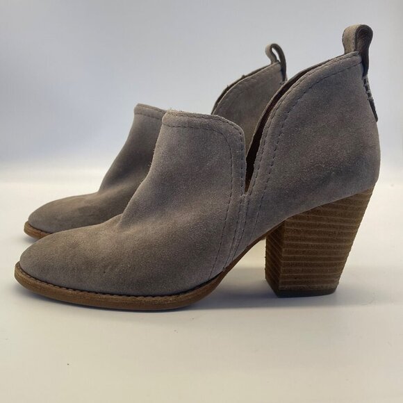 Jeffrey Campbell Rosalee Women’s Ankle Booties – Size 7 – Light Taupe Suede - Picture 8 of 14